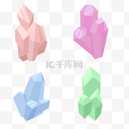 钻石魔法水晶彩色闪亮