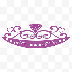 卫士医疗爱情紫色钻石王冠