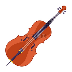 低音提琴的插图。