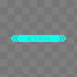 蓝色科技素材图片_蓝色科技感标题栏边框