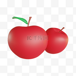 水果苹果图片_3DC4D立体水果苹果