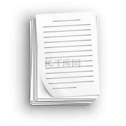 文件格式eps图片_纸张表图标
