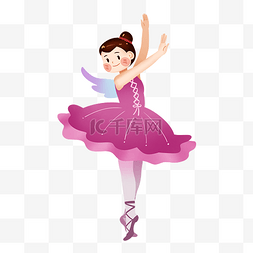 美人鱼跳舞png图片_跳舞的红裙子女孩