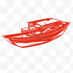 红船图片_南湖红船渔船船只