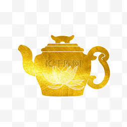 金箔鎏金中式茶壶茶道