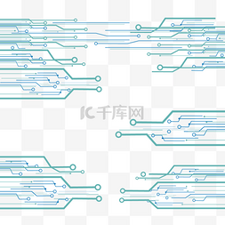 蓝色科技图片下载图片_矢量电路芯片纹理背景免费下载