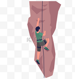 攀岩运动员图片_男人攀岩攀爬山峰