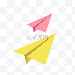 手绘折纸小船图片_折纸飞机纸飞机