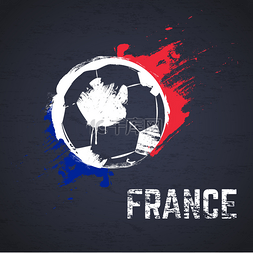 足球背景图片_法国足球背景 