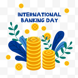 蓝色植物金币国际银行日