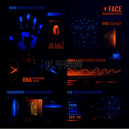 授权授权图片_授权验证生物识别扫描仪集可编辑