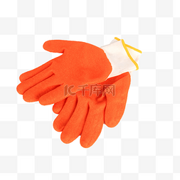 工业用具橙色硅胶手套