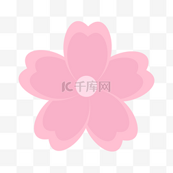 手绘粉色樱花花瓣
