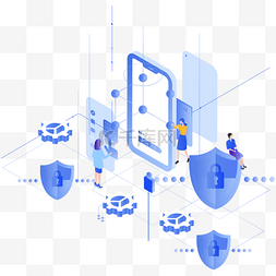 数据信息素材图片_立体网络数据信息安全