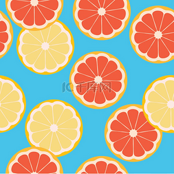 柠檬水图片_可爱的彩色矢量无缝图案与可爱的