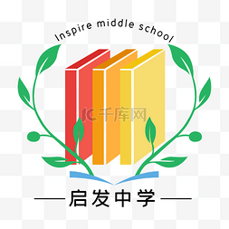 树叶logo图片_学校校徽LOGO