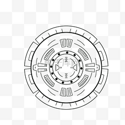 创意科技机械机器效果圆圈圆环