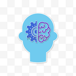 大脑创新图片_蓝色创新剪贴画
