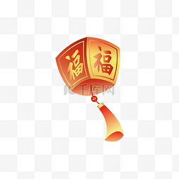 中国风新年春节立体灯笼png