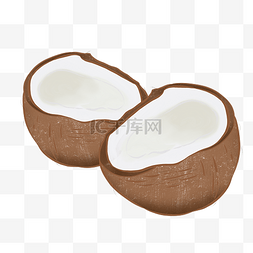 椰子树素图片_夏天食物椰子椰子汁
