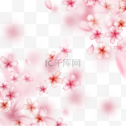 樱花边框图片_动态飘落粉色光效樱花边框