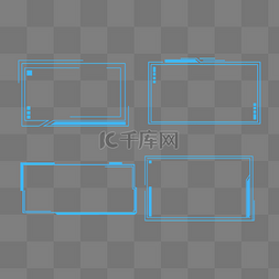 互联网边框图片_科技边框弹窗