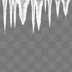 冰冻效果图片_冬季冰晶冰锥效果