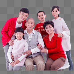 全家福春节过年人像家庭