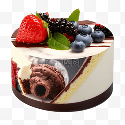 创意食物之写实生日庆祝蛋糕