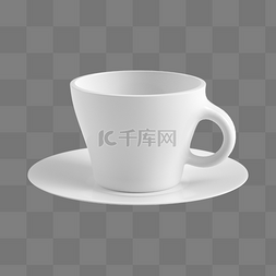 咖啡杯3d图片_3d立体仿真陶瓷杯子