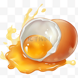 单颗鸡蛋图片_卡通手绘可爱鸡蛋