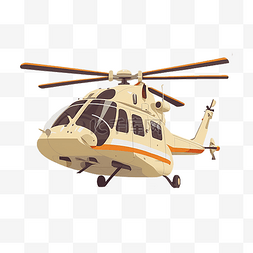 直升机图片_一架直升机平面卡通素材