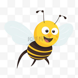 飞虫卡通图片_卡通手绘飞虫小蜜蜂
