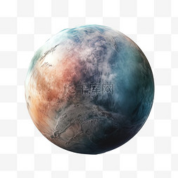 卡通手绘星球行星