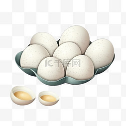 卡通手绘营养蛋蛋类