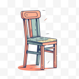 座椅家具凳子椅子可爱手账插图手