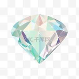 钻石宝石插画图片_卡通手绘钻石宝石