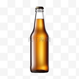 啤酒瓶PNG免抠素材图片_扁平卡通免抠图素材啤酒