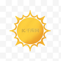 太阳图片_卡通手绘阳光太阳