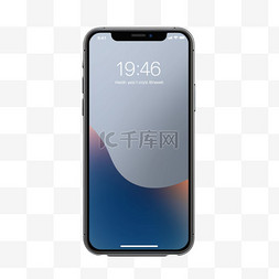 白底浅绿图片_新款智能手机iPhone 13 Pro样机，白