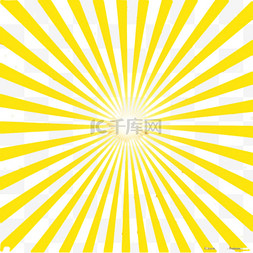 日出黄色半色调插图矢量设计