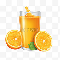 橙汁海报免费图片_柳橙汁