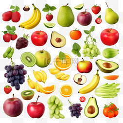 3c精选图片_精选蔬菜和水果