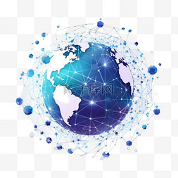 互联网地球素材图片_全球网络技术背景数字通信