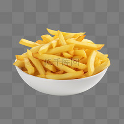 食品分类icon图片_薯条快餐土豆条油炸食品