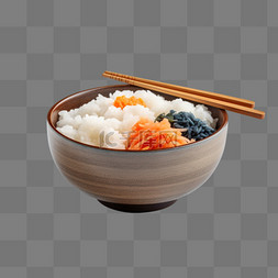 手绘米饭图片_快餐盖浇饭美食米饭