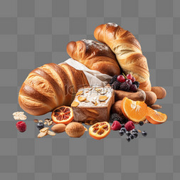 点心图图片_卡通手绘面包食物面包解剖图