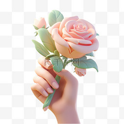 玫瑰图片_手持玫瑰情人节手拿手持举着手指