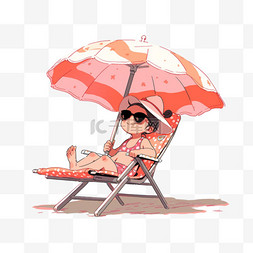 夏季遮阳伞乘凉椅乘凉