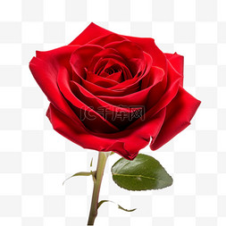 深根的植物图片_一朵深红色的玫瑰